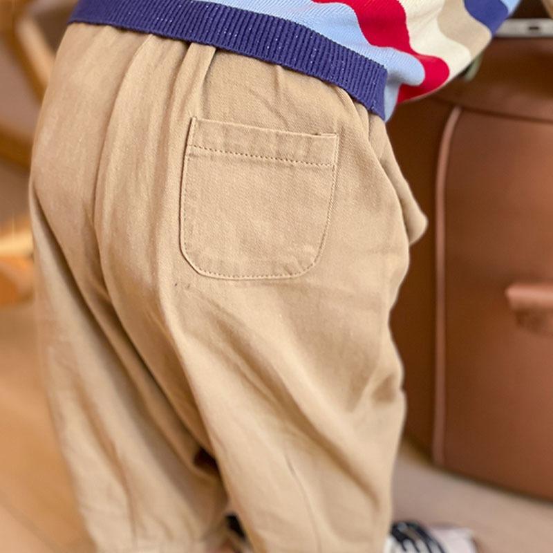 Children Pants Spring Autumn Casual Sports Trousers Boys Girls Korean Solid Color Fashion Versatile Kids Baby Clothing Pant