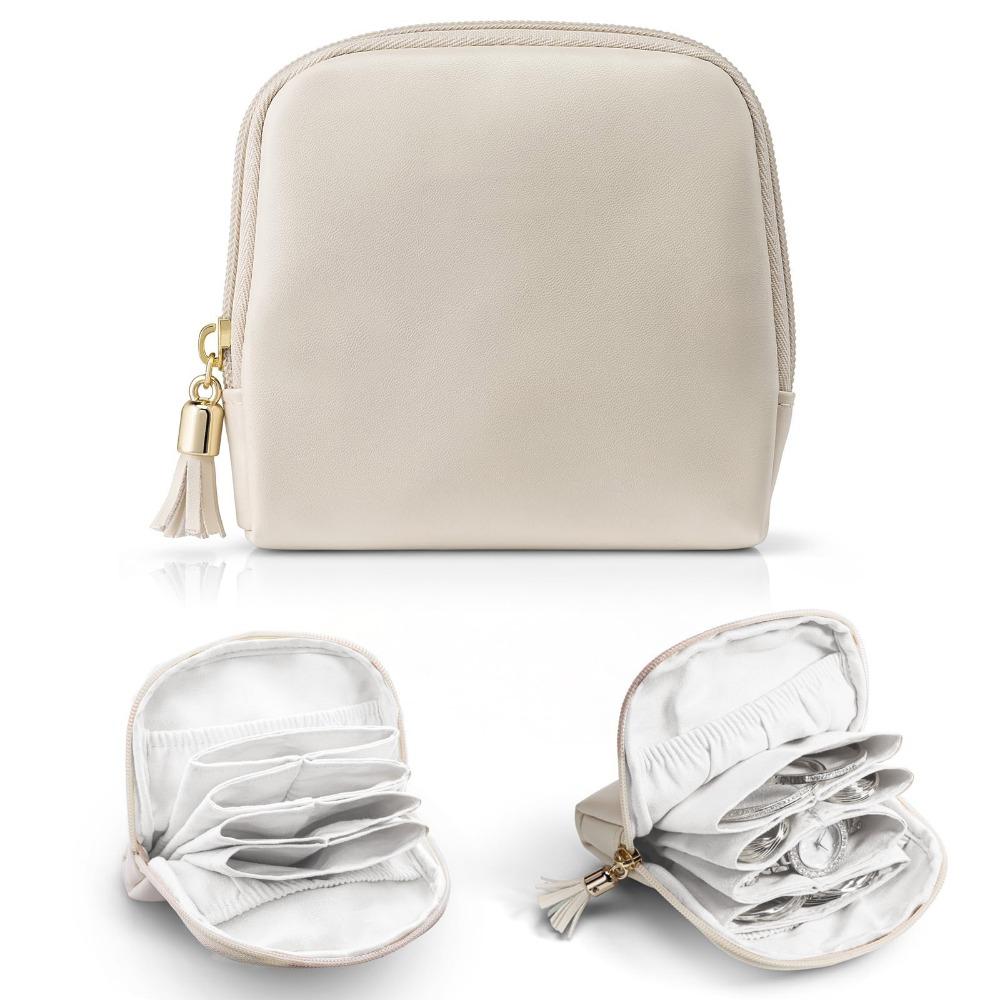 Střapec Šperky Balicí Taška PU Kůže Držák na Šperky Přenosné Pouzdro na Šperky Dovolená