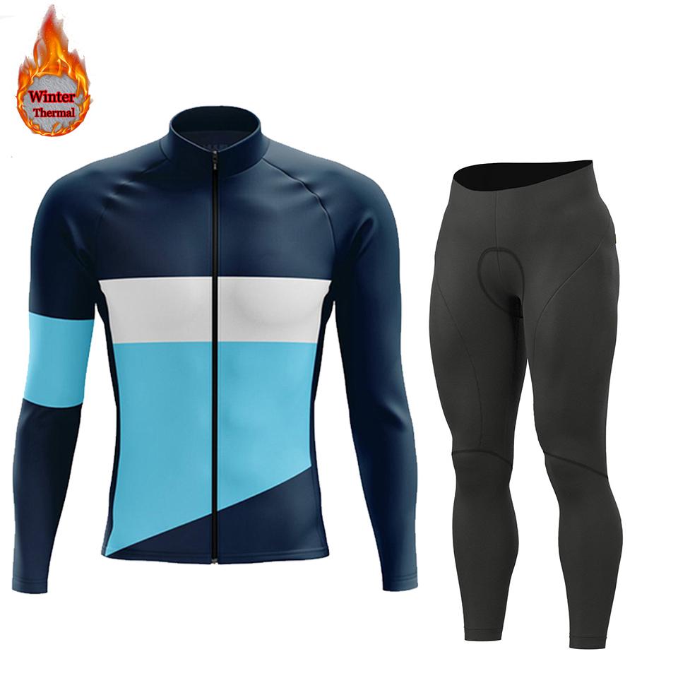 

Мужская зимняя куртка 2025 года для гонок и велоспорта, комплект джерси с длинными рукавами, теплый термофлисовый велосипедный джерси, одежда для велоспорта на открытом воздухе для шоссейного велосипеда Asian size-S