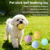 Spiky Ball Dog Toy Squeaky Dog Chew Toy Interactive Puppy Teething Toy Teeth Cleaning Toy for Training Fetch Anxiety Relief