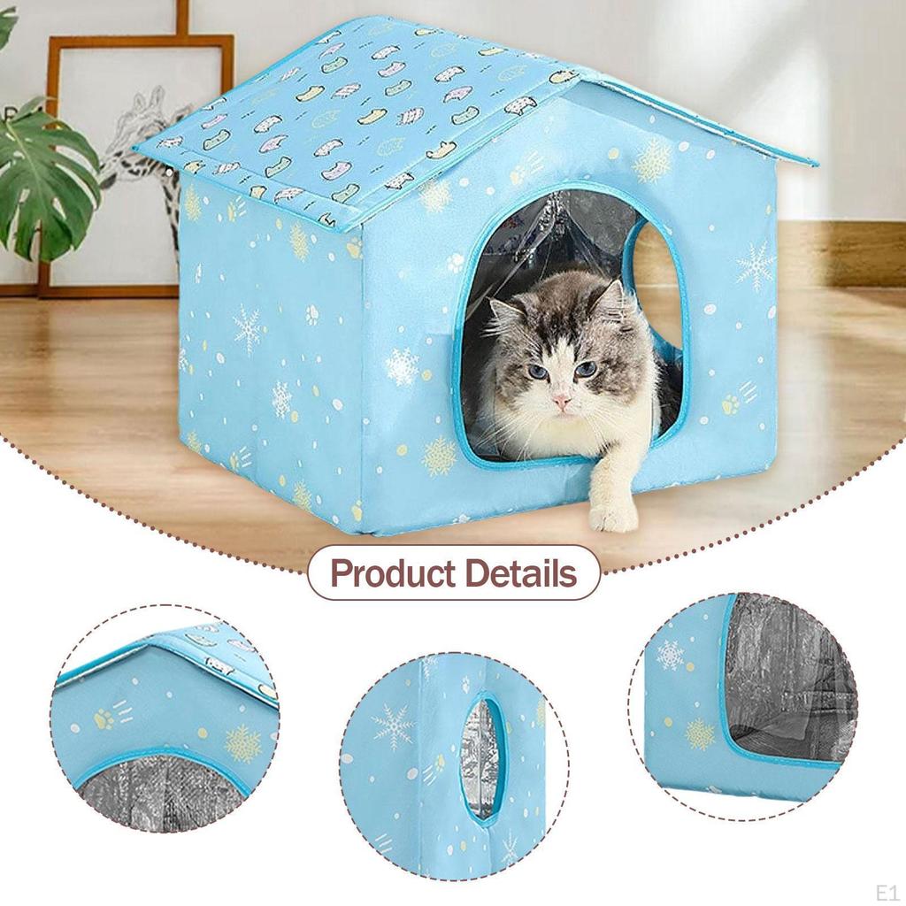 Air Conditioned Cat House for Small Pets Easy to Clean And Reusable