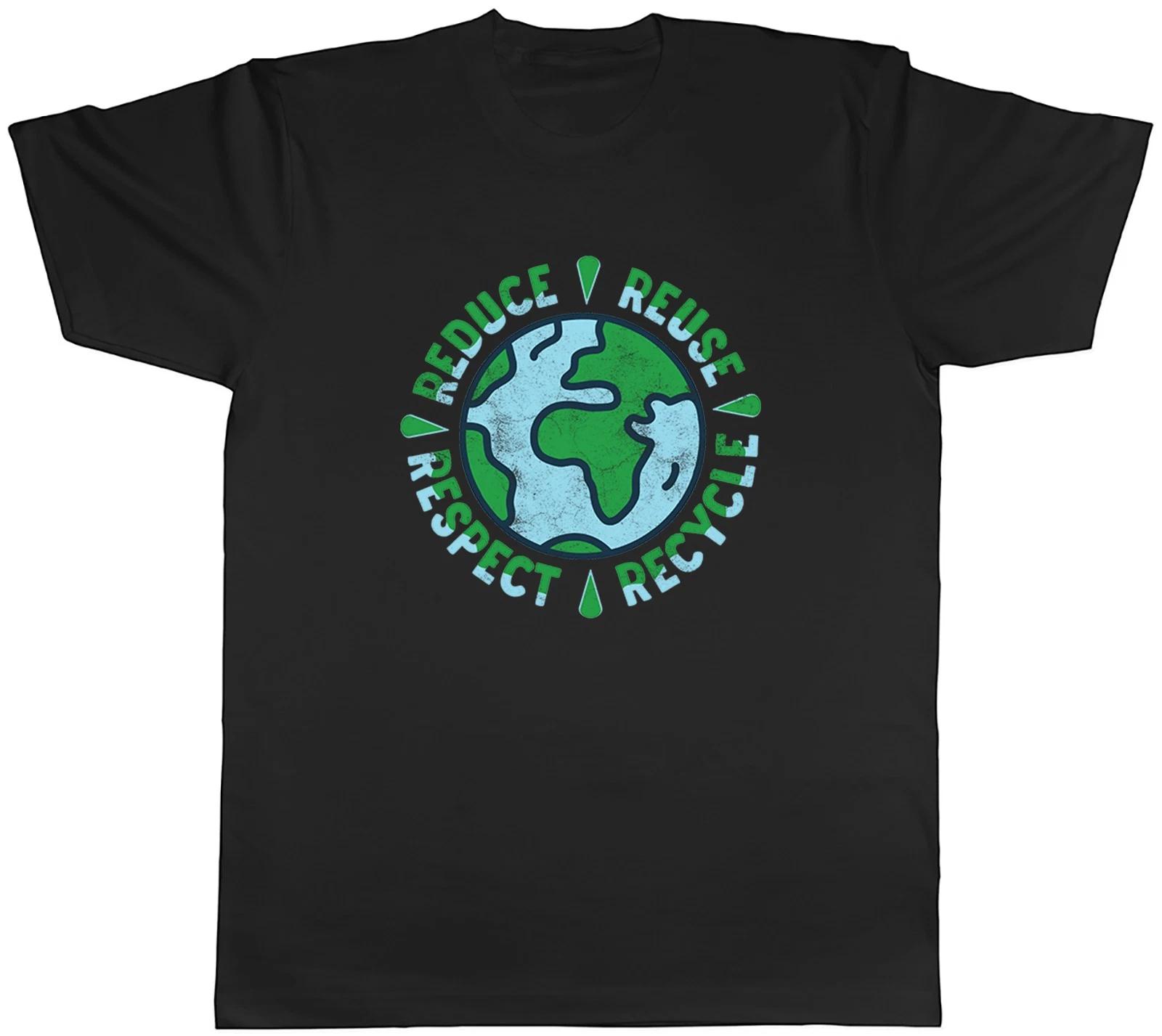 Reduce Reuse Respect Recycle Mens T-Shirt Tee Gift Top XL
