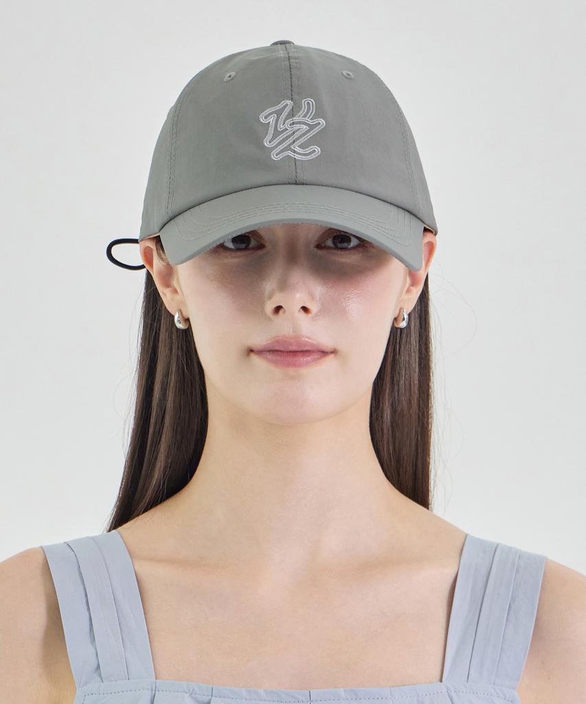 Bajal Flow Vz Nylon Line Ball Cap Gray