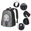 Opulence Hot Sale Schoolbag Backpack Fashion Bags Opulence Monster Vomit Puke Barf Fine Art Surrealism New Brow Low Brow Face