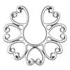 Heart-Shaped Stainless Steel Hollow Nipple Studs with Anti-Diamond Design