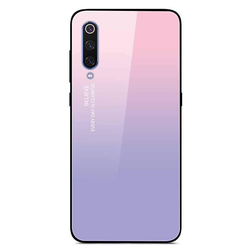 For Xiaomi Mi A3 Cases Luxury Tempered Glass Space Phone Covers for Xiaomi MI 9 Lite Case 9lite MiA3 Hard Back Shell Protective