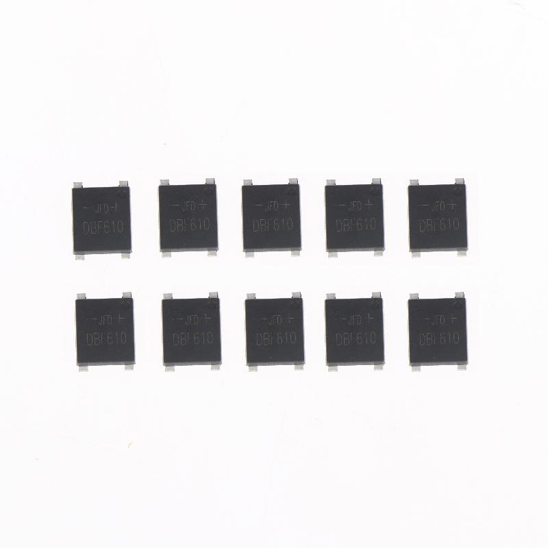 Dbf210 Dbf310 Dbf410 Dbf610 Dbf810 Rectifier Bridge Bridge Rectifiers Diode 3A 4A 6A 8A 1000V Smd-4 Rectifiers Components