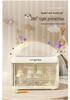 Folding Cabinet: Dustproof Baby Bottle & Weaning Food Storage with Draining Tableware Toolbox Shelf