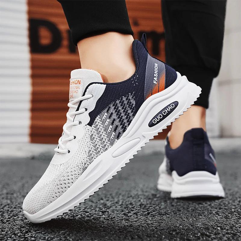 Men's Casual Sports Shoes Four Season Comfortable Outdoor Anti Slip Running Wear-resistant Casual Sneakers Zapatillas Hombre