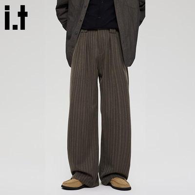 CHOCOOLATEit Herren Retro Lockere Gerade Bein Casual Hose