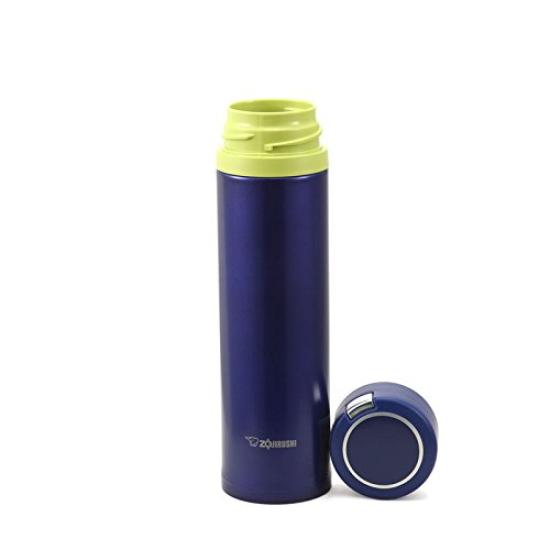 ZOJIRUSHI New Concept Quick Open Easy Lock Stainless Steel Mug Direct Drinking Lightning Blue & [550ml] SM-XS55-AL