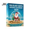 Christmas Tree Hanging Decoration Advent Calendar 2026, 24 Days 2D Acrylic Bear Elk for Countdown Snowman Ornaments Holiday Tree, Window Home