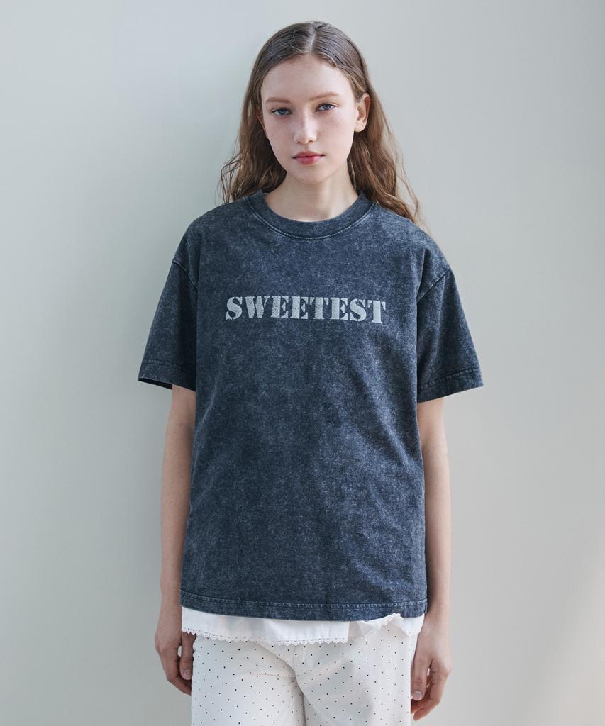 SWEET SOUP Pigment Loose Fit T-Shirt_Dk/Grey(Wb5Stf2)