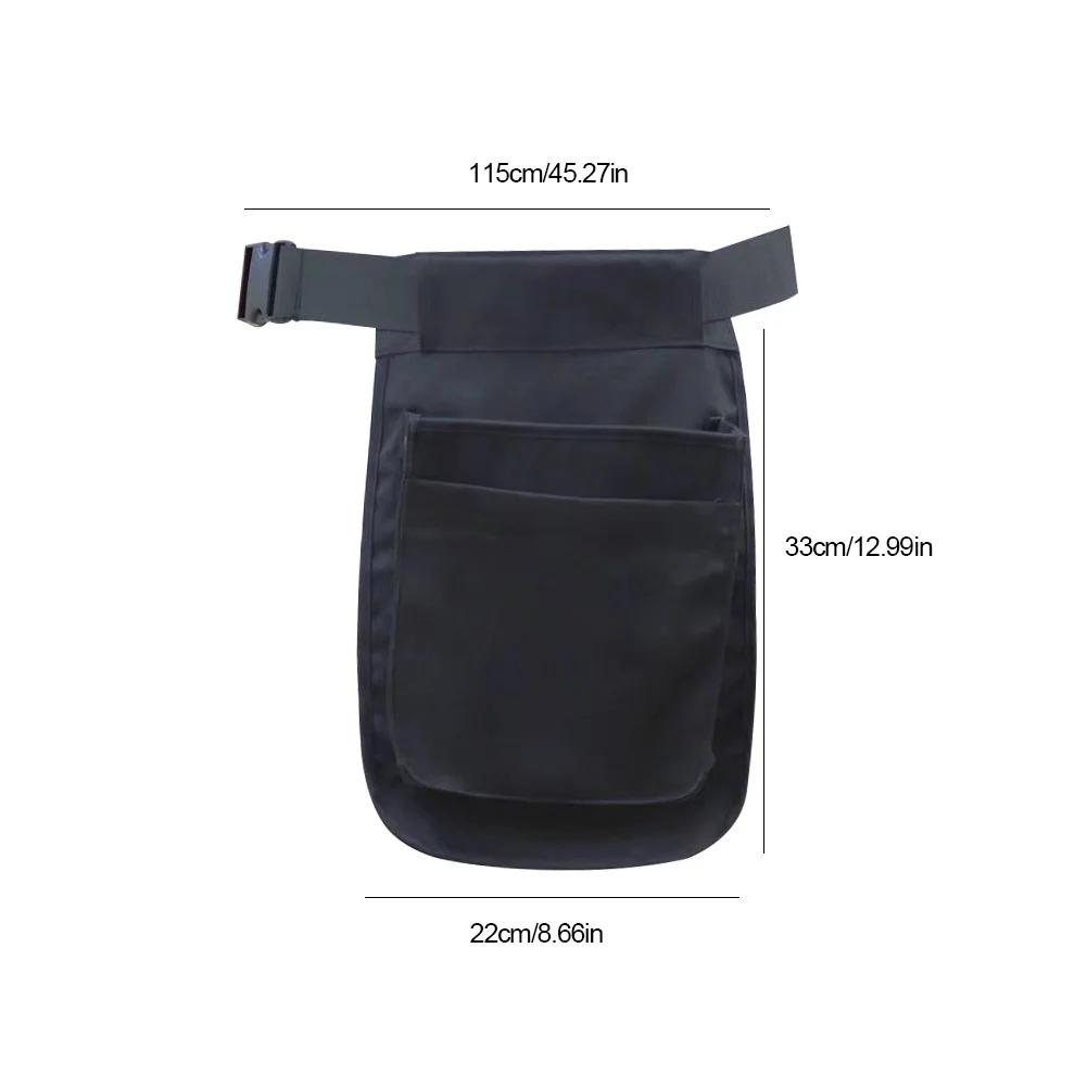 

Портативная поясная сумка для инструментов, регулируемая поясная сумка для инструментов, многофункциональный карман для хранения оборудования для садоводства, сантехники, работ по дереву