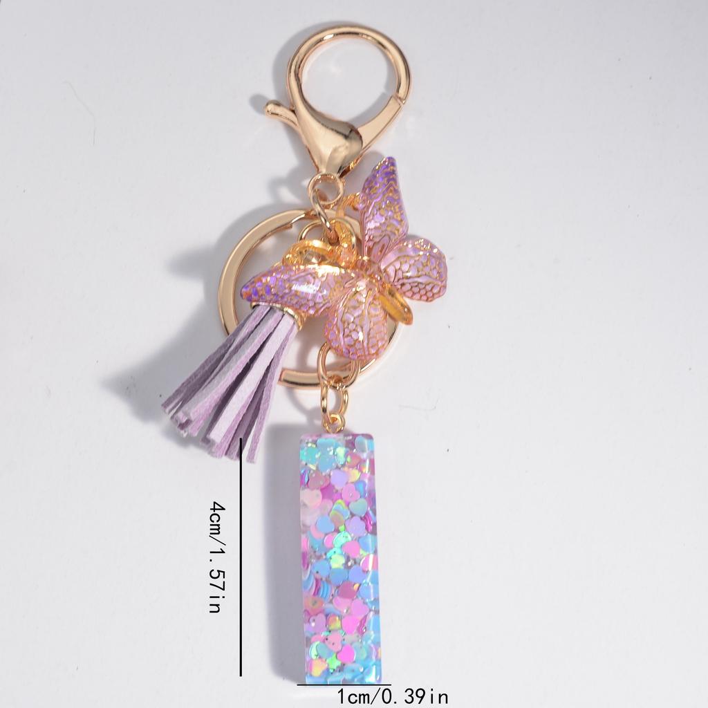 Schmetterling Brief Schlüsselanhänger Anhänger Schlüsselanhänger, Mädchen Accessoires, Schultaschenanhänger