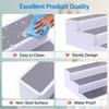 3pcs 3-Tier Spice Rack Organizer for Cabinet with Non-Skid , Kitchen Spice Storage & Pantry Organization