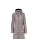 2025 Autumn/Winter Women's Mid-Length Lightweight Down Jacket with Detachable Hood - Plus Size Coat for Warmth
