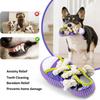 Squeaky Slipper-Shaped Dog Chew Toy with Cotton Rope, Durable Bite-Resistant Puppy Teething Toy