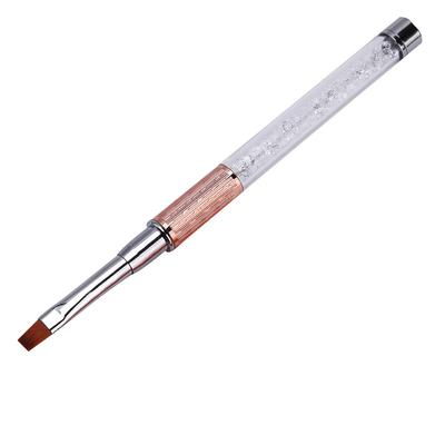 Professional Nail Art UV Gel Painting Brush Acrylic Flat Brush Drawing Line Pen