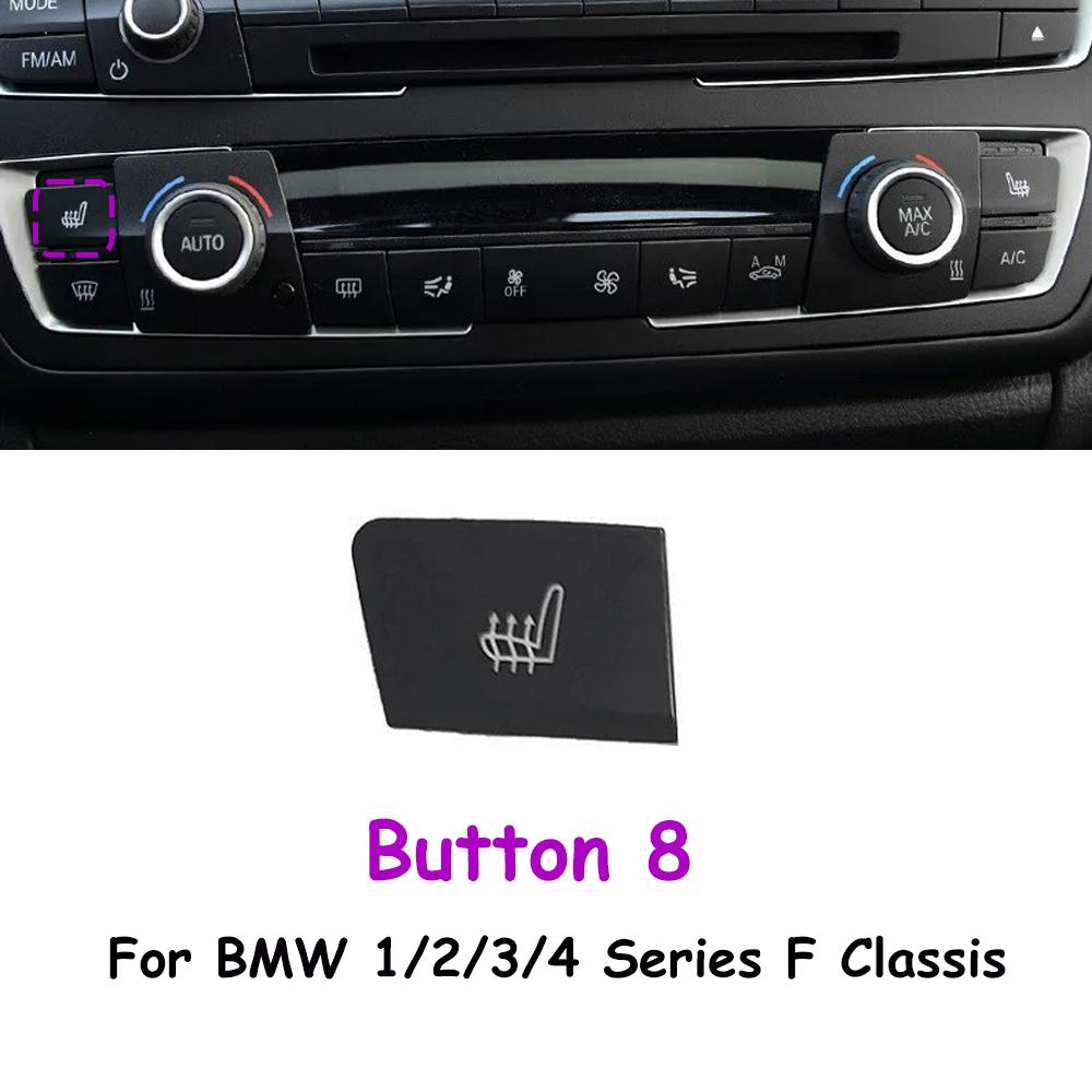 Car Dashboard Console AC Air Vent Seat Heating Switch Button MAX AUTO Repair Kit For BMW 3 Series F35 F30 F31 F34 2013-2018