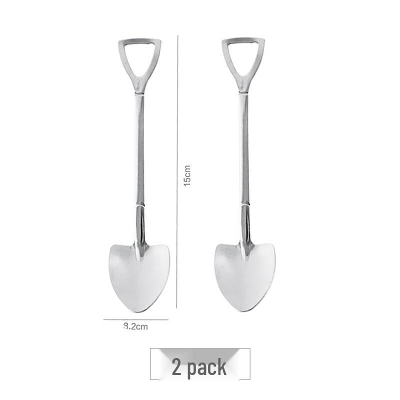 

Cute Stainless Steel Shovel Spoons (2-Pack)