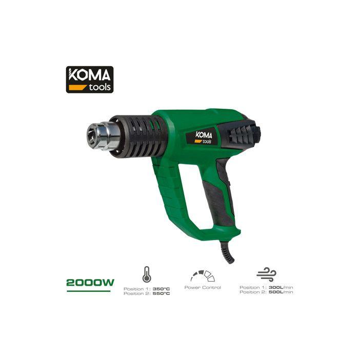 Horkovzdušná pistole KOMA 2000W 08708
