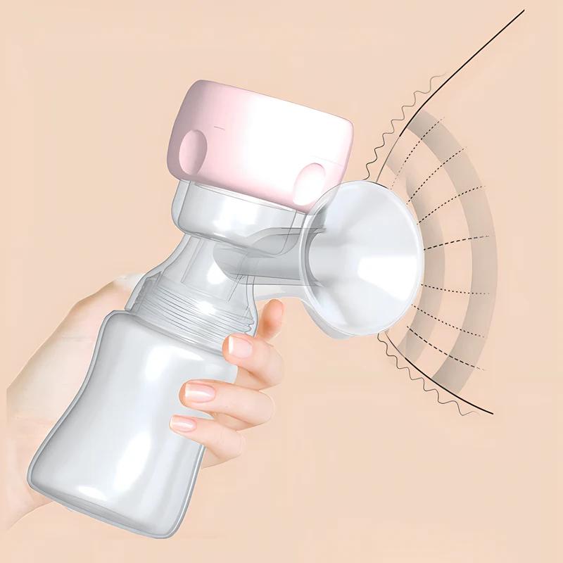 2in 1 Baby Milk Bottle Portable Electric Breast Milk Pump USB Breast Milk Milking Machine Nursing Bottle