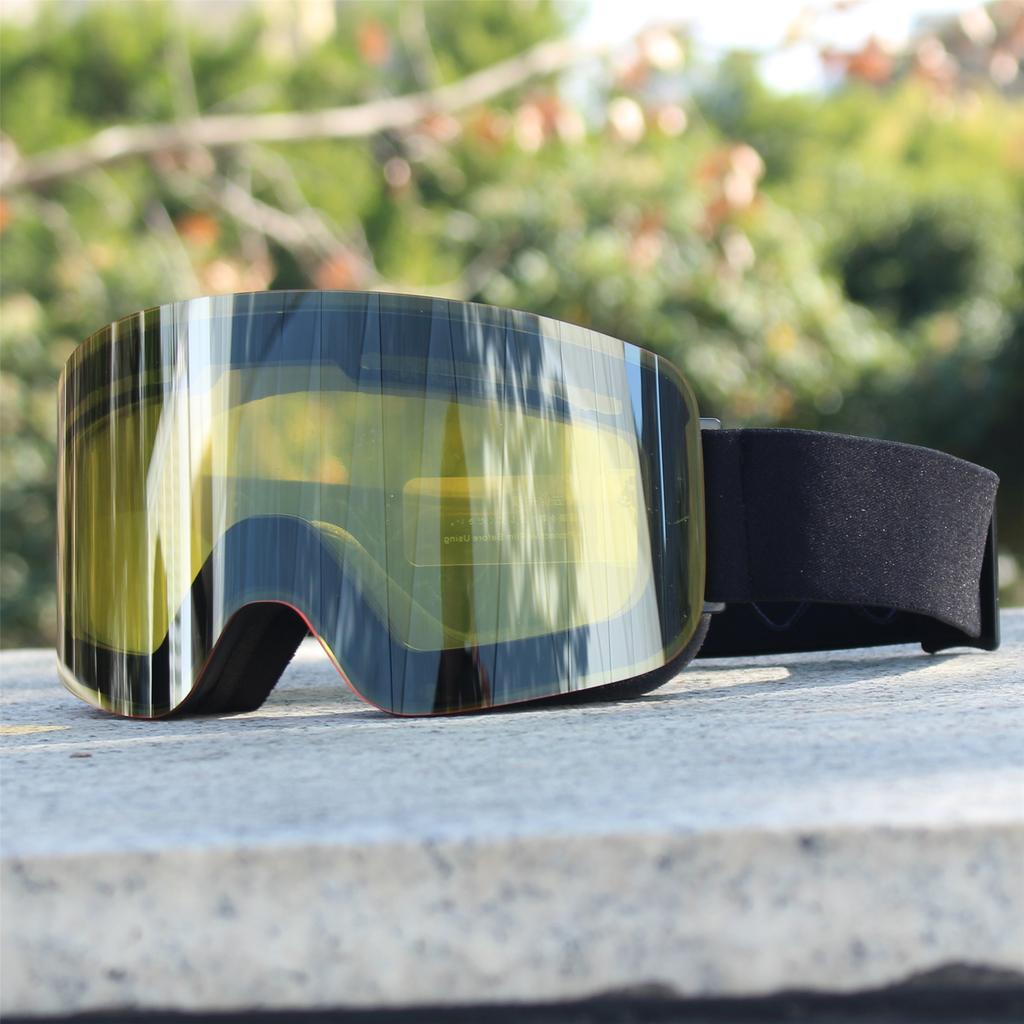 Gafas de esquí grandes para snowboard, para mujer y hombre, gafas de esquí, protección contra la nieve UV 400, gafas para adultos, doble antivaho cilíndricas