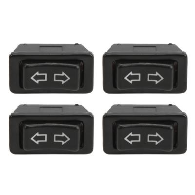 4PCS 5Pin Power Window Switch Car Universal Glass Lift Drive Switches with Green Lamp DC12V 24V