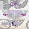 NICECNC For Surron Light Bee X S For Segway X160 X260 Hydraulic Rear Foot Brake Pedal Lever & Footrest & Foot Pegs Support Brace