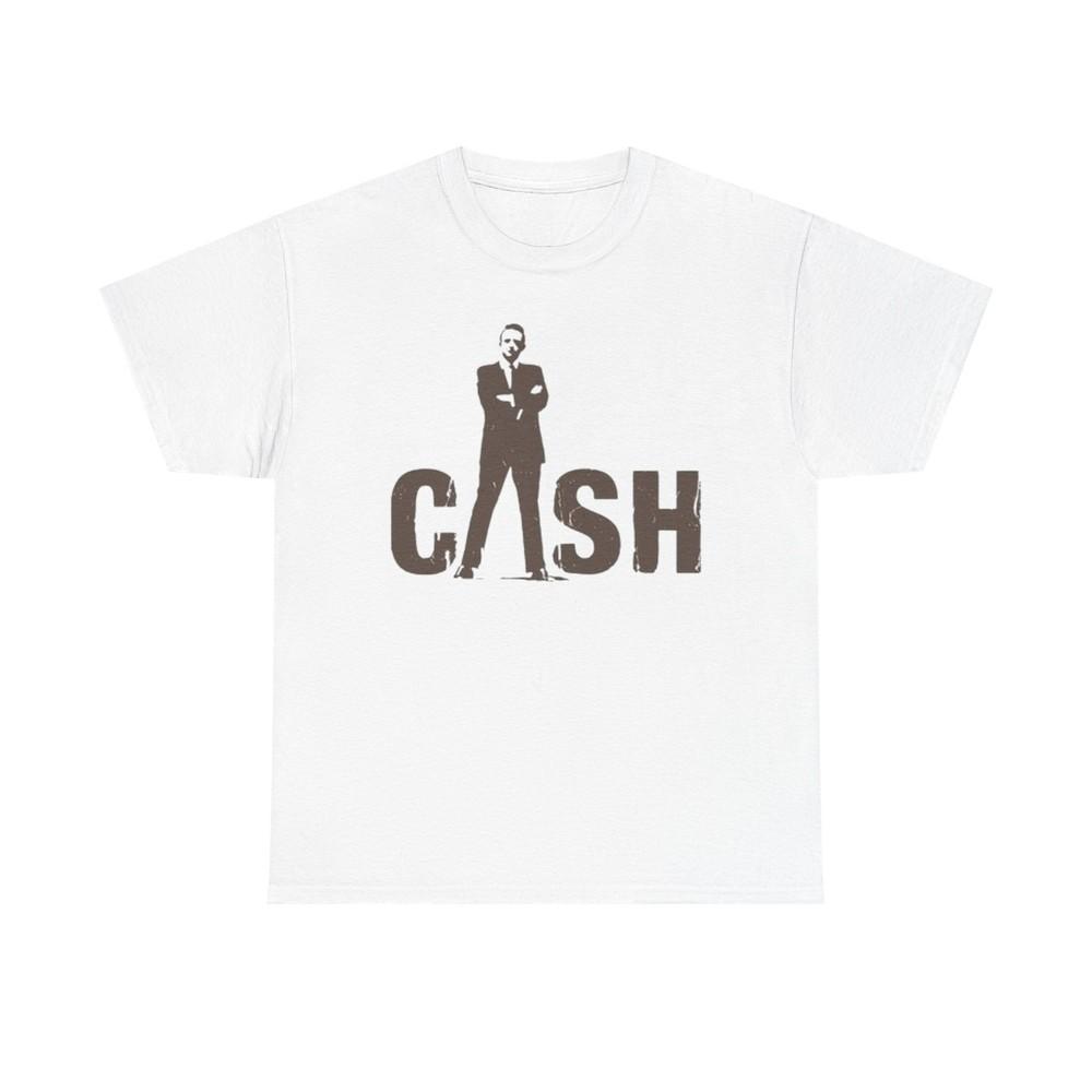 Johnny Cash Graphic T Shirt Vintage Poster Country Unisex Heavy Cotton Tee Unisex T-Shirt XXXL