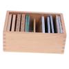 Montessori Sensorial Materials Teaching Aids - (4 Pairs) with a Wooden Box