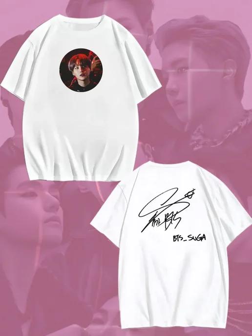 Oversized T-shirt with a BTS print S