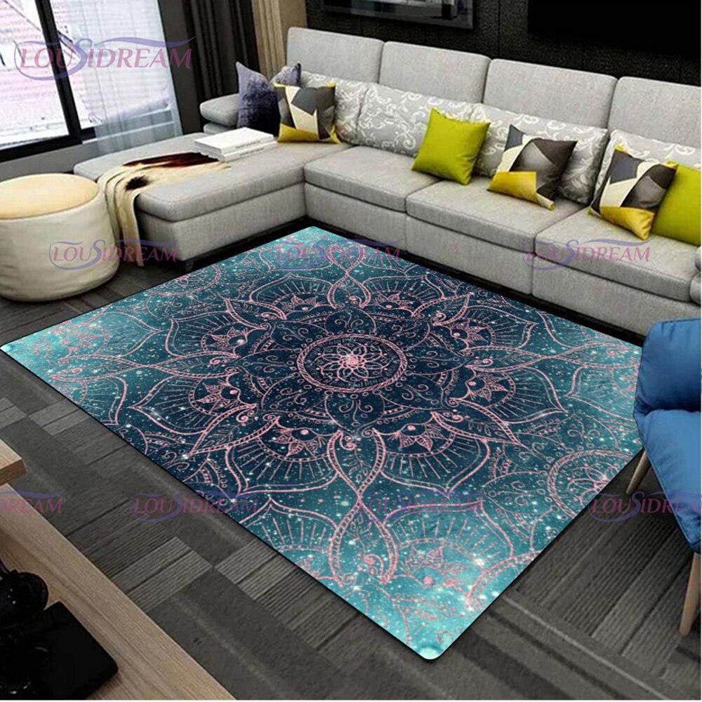 Golden Sun and Moon Carpet Entrance Door Floor Mat Abstract Geometric Optical Doormat Non-slip Floor Mat Living Room Decor Rug