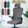 Solid Color Office Chair Cover Elastic Gaming Chair Cover Swivel Chair Cover  Armchair