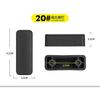 2Pcs Luggage Feet Pads Plastic Suitcase Feet Pads Luggage Studded Suitcase Stand Feet Accessories
