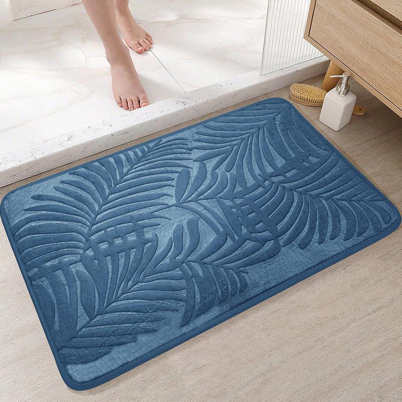 Cross-Border Foam Bath Mat: Absorbent, Non-Slip Carpet for Bathroom, Living Room, Bedroom, Kitchen, Entrance.