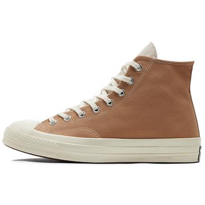 Chuck Taylor All Star 1970s Comfortable and Lightweight High Top Espadrilles Unisex Brown Khaki