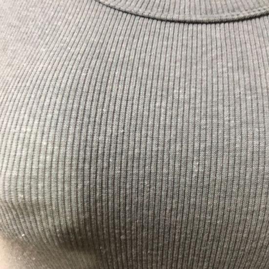 Vest Casual O Neck Ribbed Sleeveless Blouse for Sports