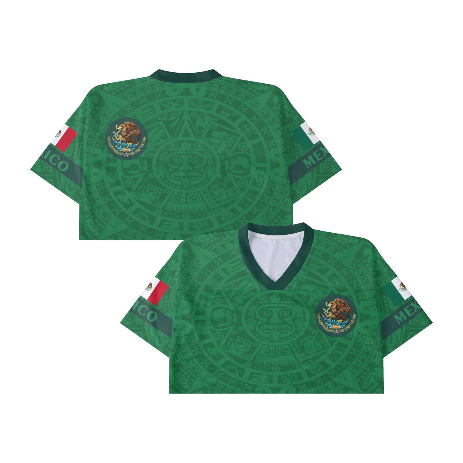 Women s V-Neck Soccer Casual Fan Top for Day L