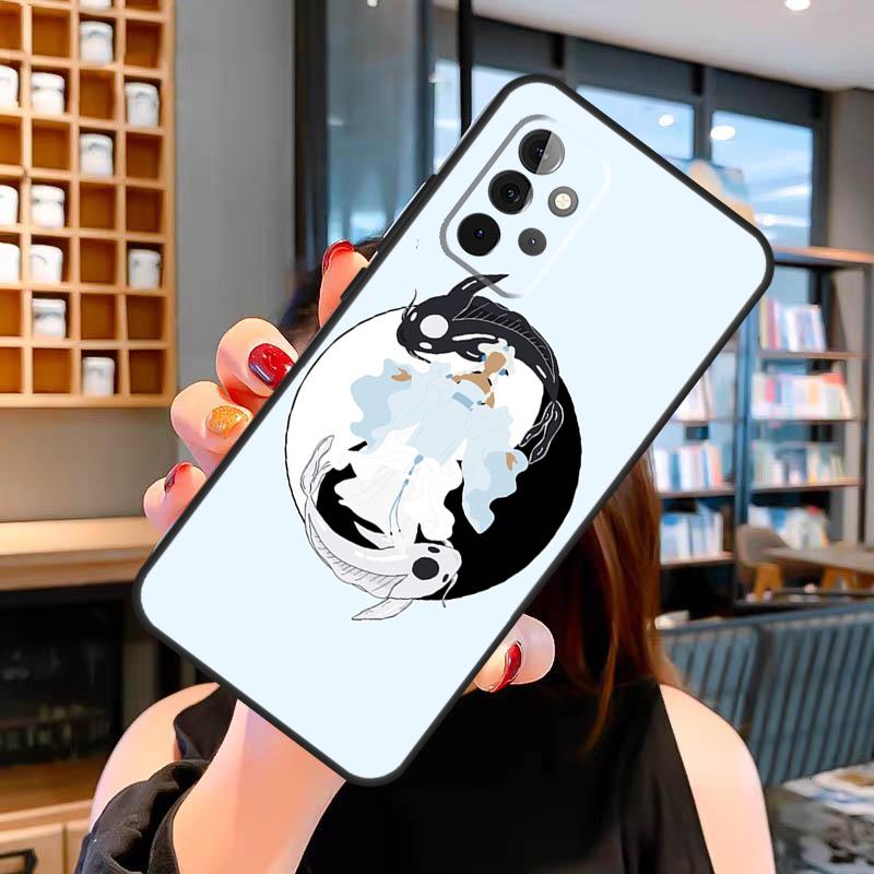 Yin Yang Koi Case For Samsung Galaxy A14 A34 A54 A52S A12 A22 A32 A52 A72 A13 A33 A53 A73 A31 A51 A71