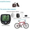 Bicycle Speedometer Odometer Wireless Cycle Bike Computer Bicycle Handlebar Stopwatch with LCD Display Multi-Functions for Most Bikes