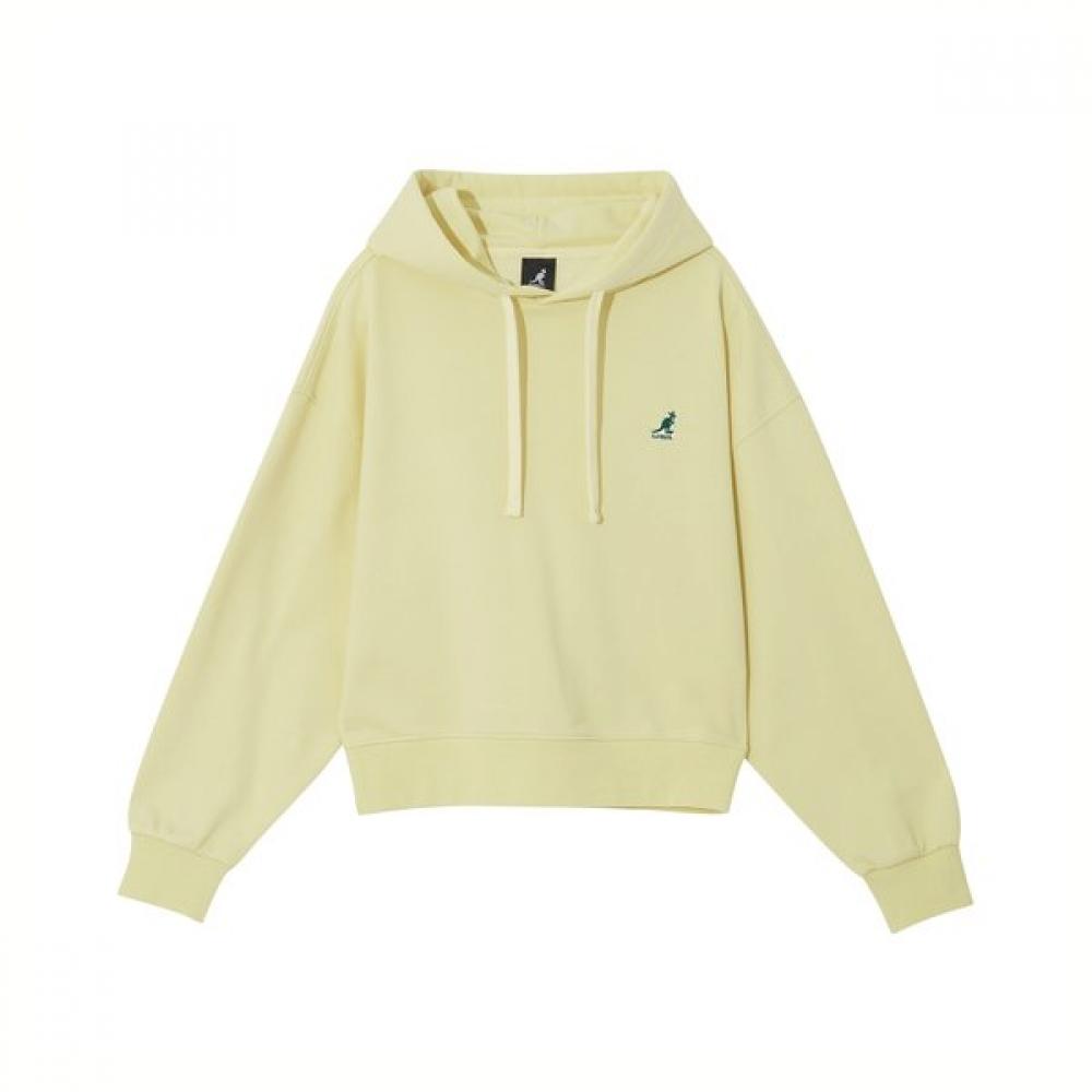 Kangol Women S claSSic Logo Hoodie Lemon 5158 S