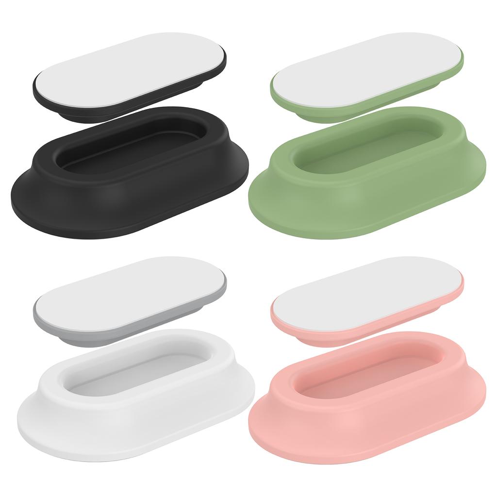4 Pcs Magnetic Remote Control Holder Wall Mount Self Adhesive TV Remote Silicone Hook Household Strong Magnetic Storage Rack