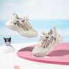 Kaiti Cat Children's Shoes, Girls' Sports Shoes, Spring New Collection, Kuromi Girls' Casual Shoes, Breathable Dad Shoes