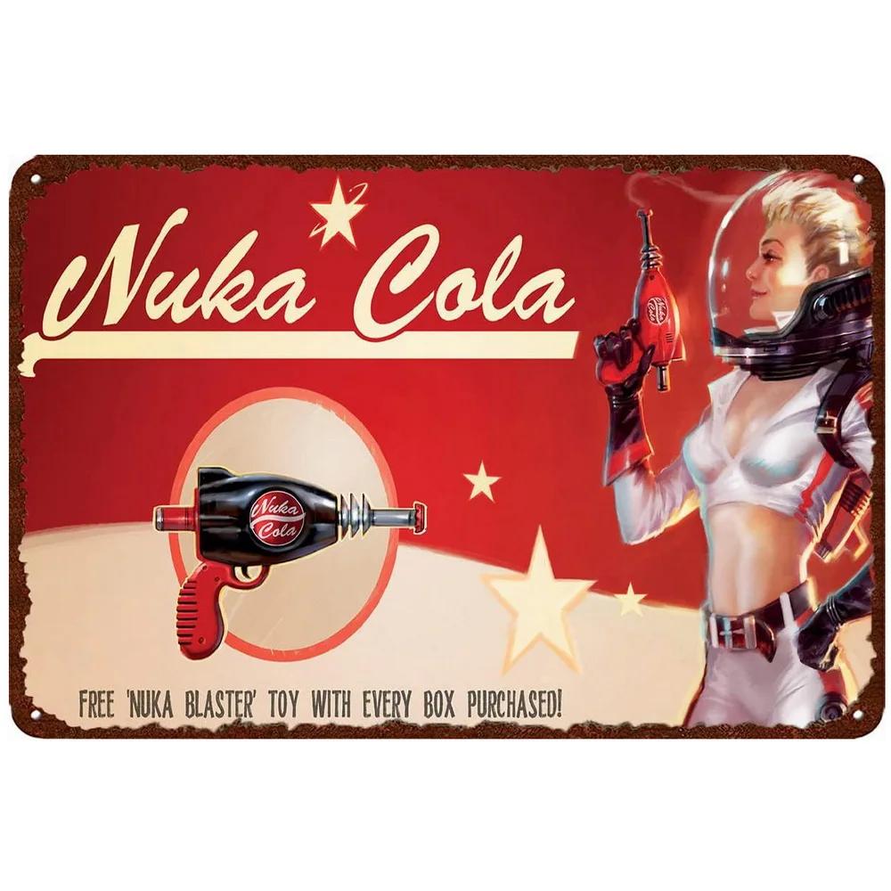 Retro Enjoy Cola Posters Retro Metal Tin Signs Vintage Posters for Game Room Bar Man Cave Cafe Garage Home Wall Decor Gift