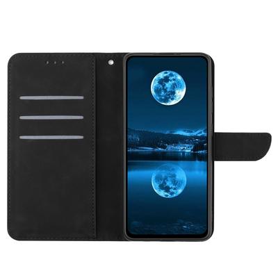 HT05 Pro Xiaomi Redmi 13 5G/13 4G Pouzdro Držák na karty Kožený Kryt na telefon Vytištěné linky