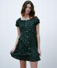 Solteuaenchokollis Flower Open Shoulder Dress Black 4W232J003