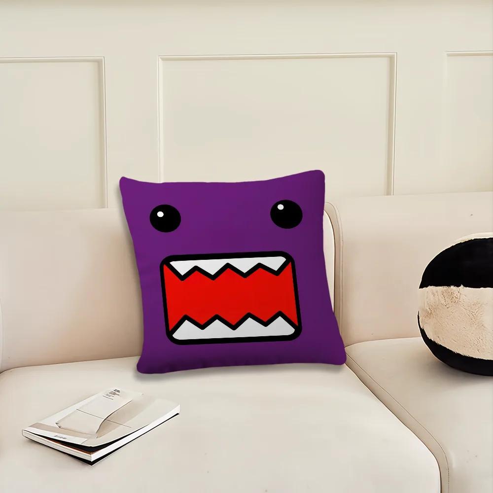 Cartoon Domo Kun Cute Decoration Room Home Sofa Living Office Car Nordic Simplicity Pillow Cover