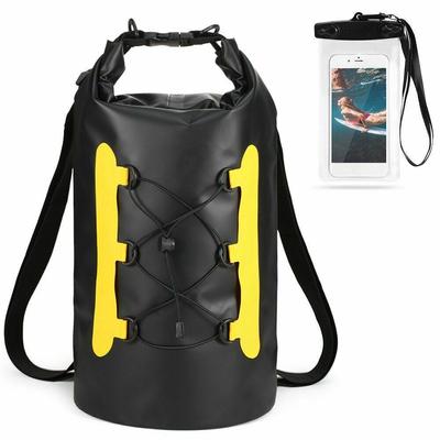 Waterproof Ocean Swimming Backpack PVC Diving Compression Storage Dry Pack Bag Men Women Kayaking Boating Surfing Backpack 15L